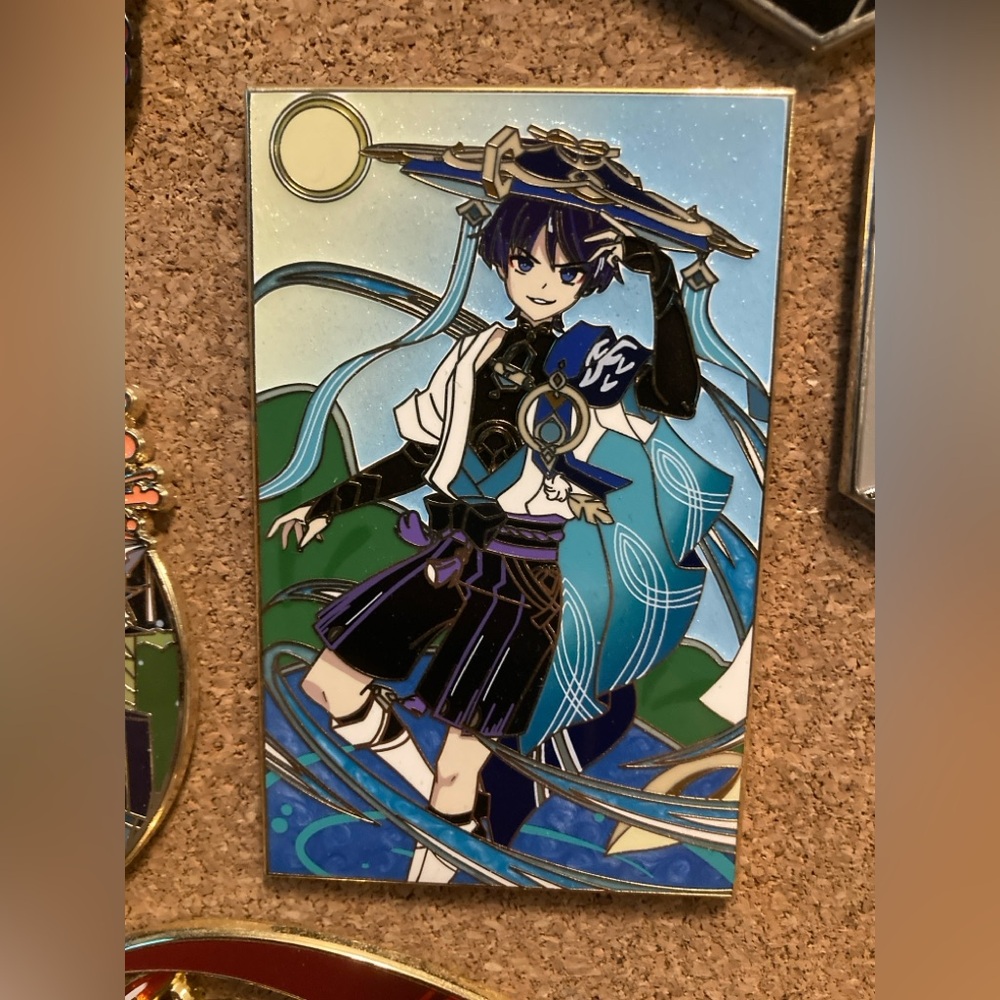 Genshin Impact Scaramouche Enamel Pin